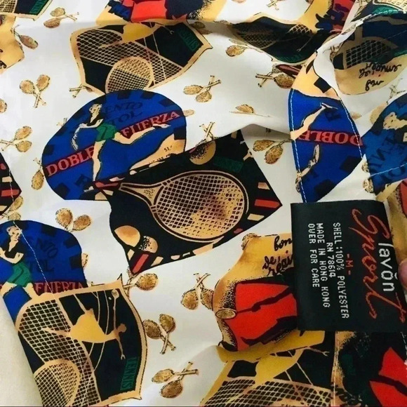 Lavon Sport - VINTAGE Tennis Themed Tennis Skirt - Picture 5 of 13